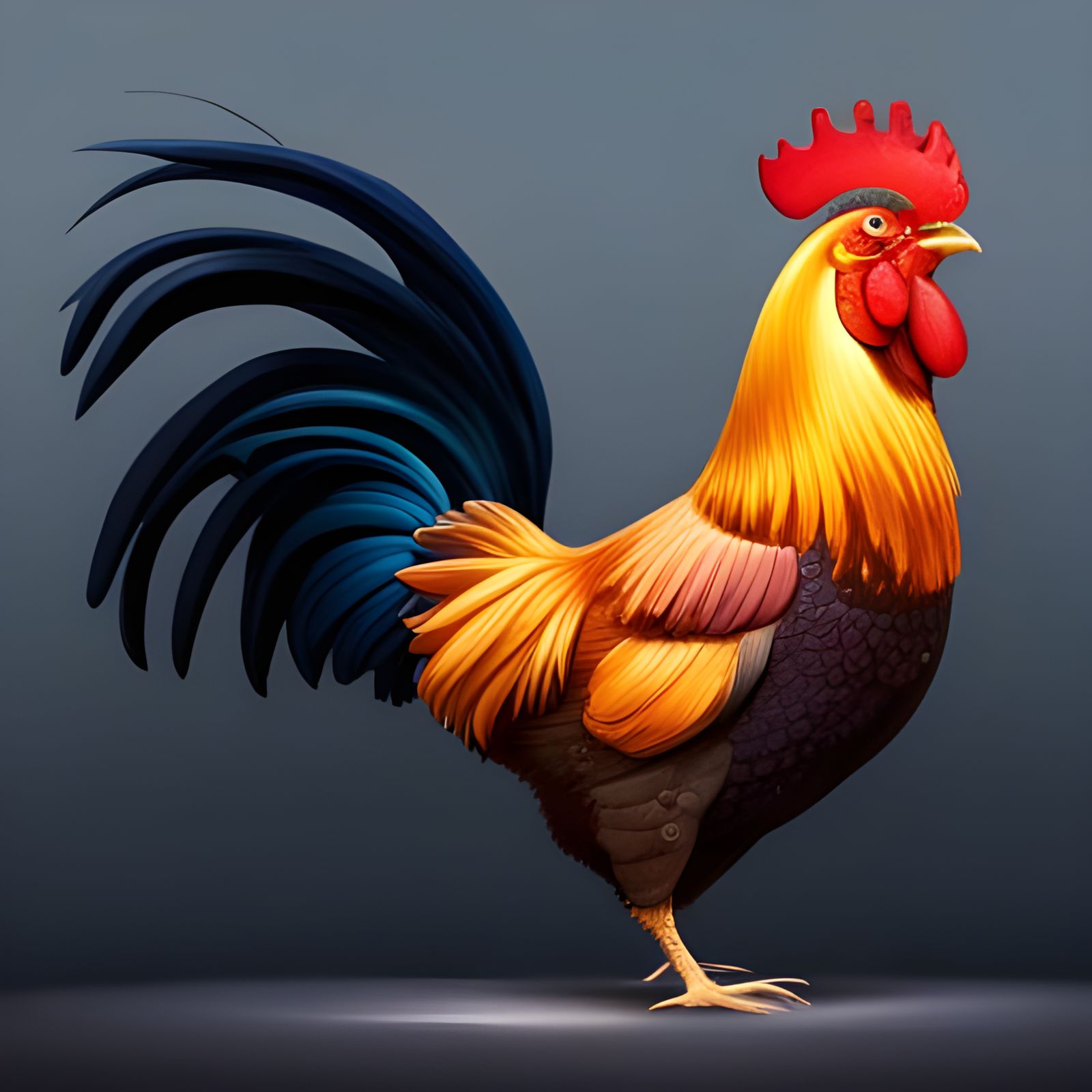 Rooster - AI Generated Artwork - NightCafe Creator