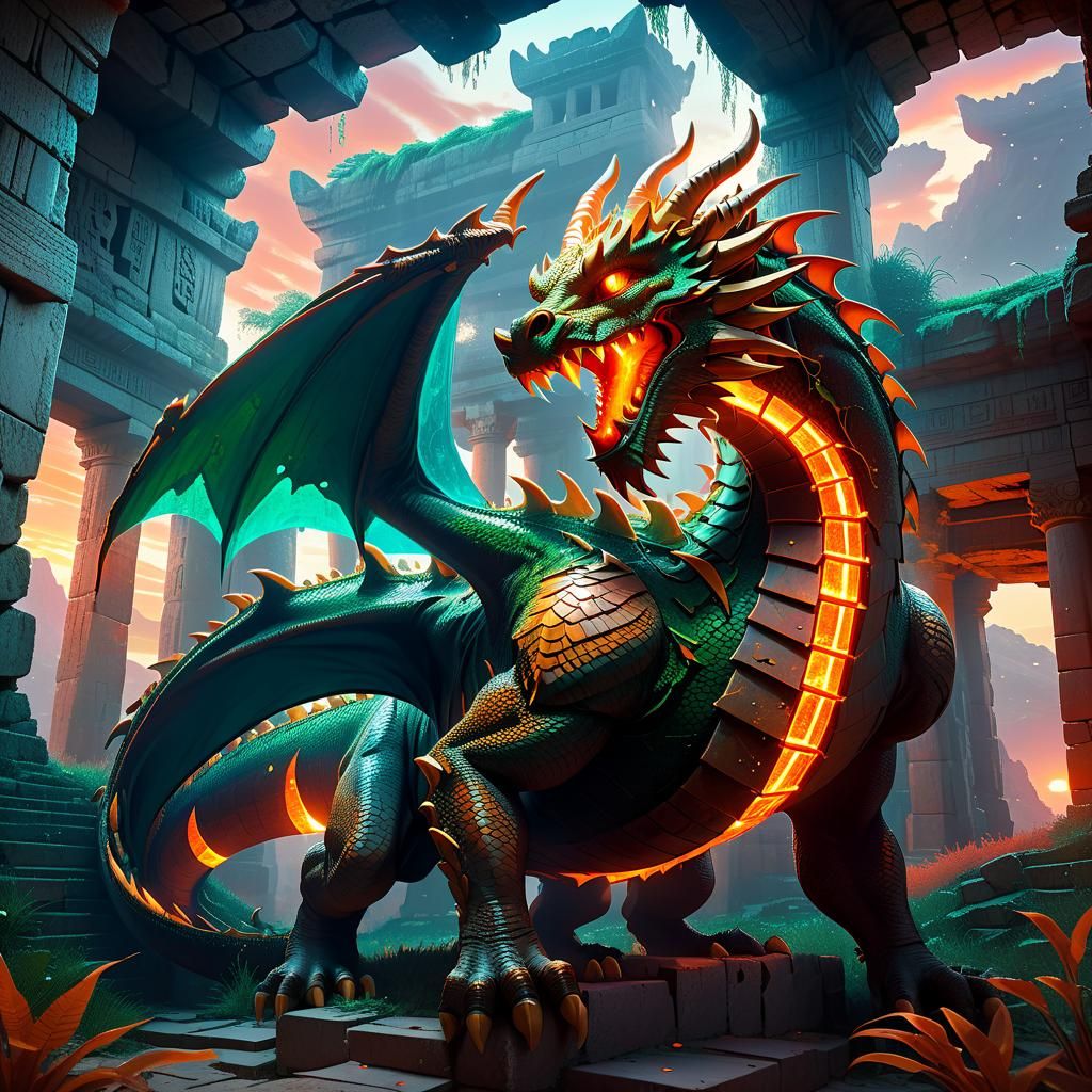 Dragon - AI Generated Artwork - NightCafe Creator