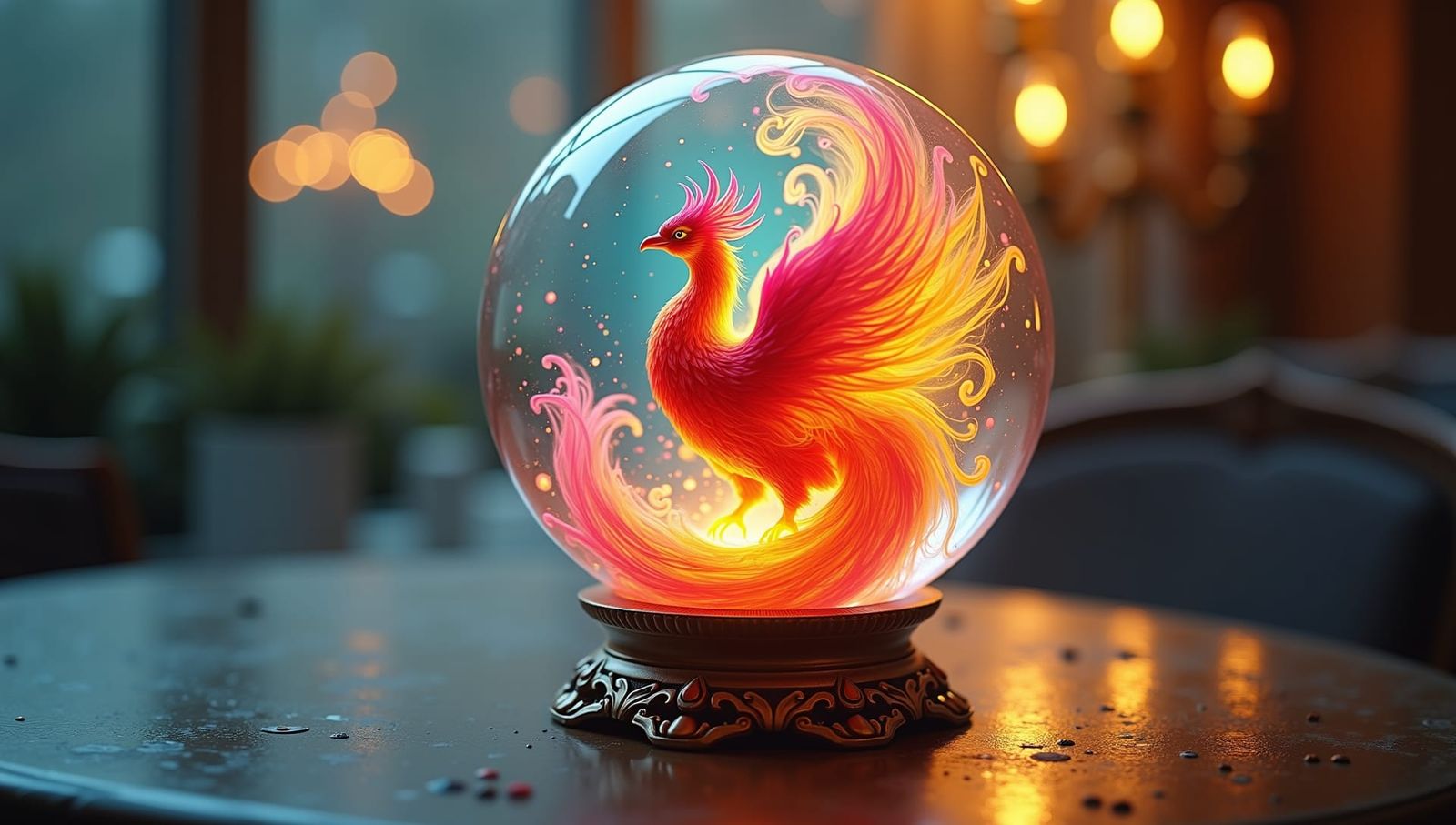 Crystal Ball Phoenix