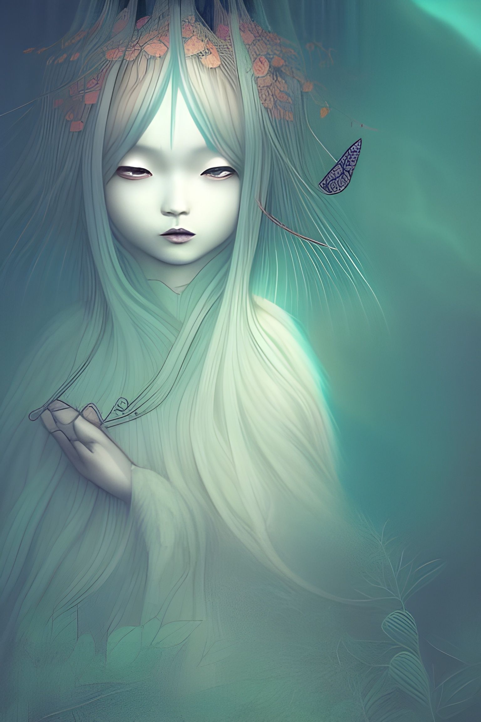 Japanese forest spirit
