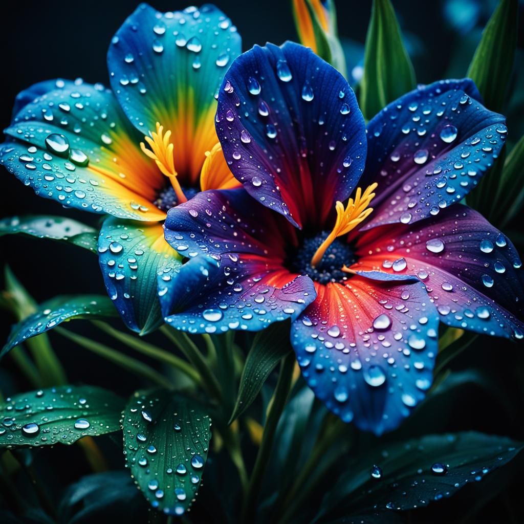  two flowers ...   by @Osiris 