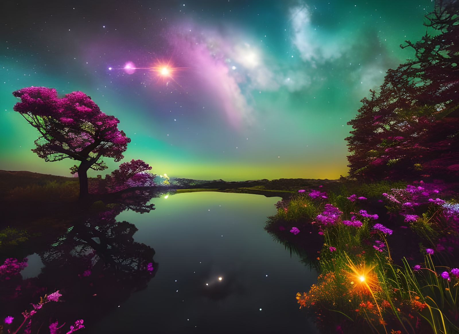 Cosmic peace spot  false