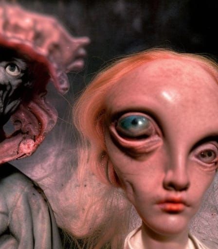 Surreal Stopmotion Dreamscape: A Cinematic Photograph