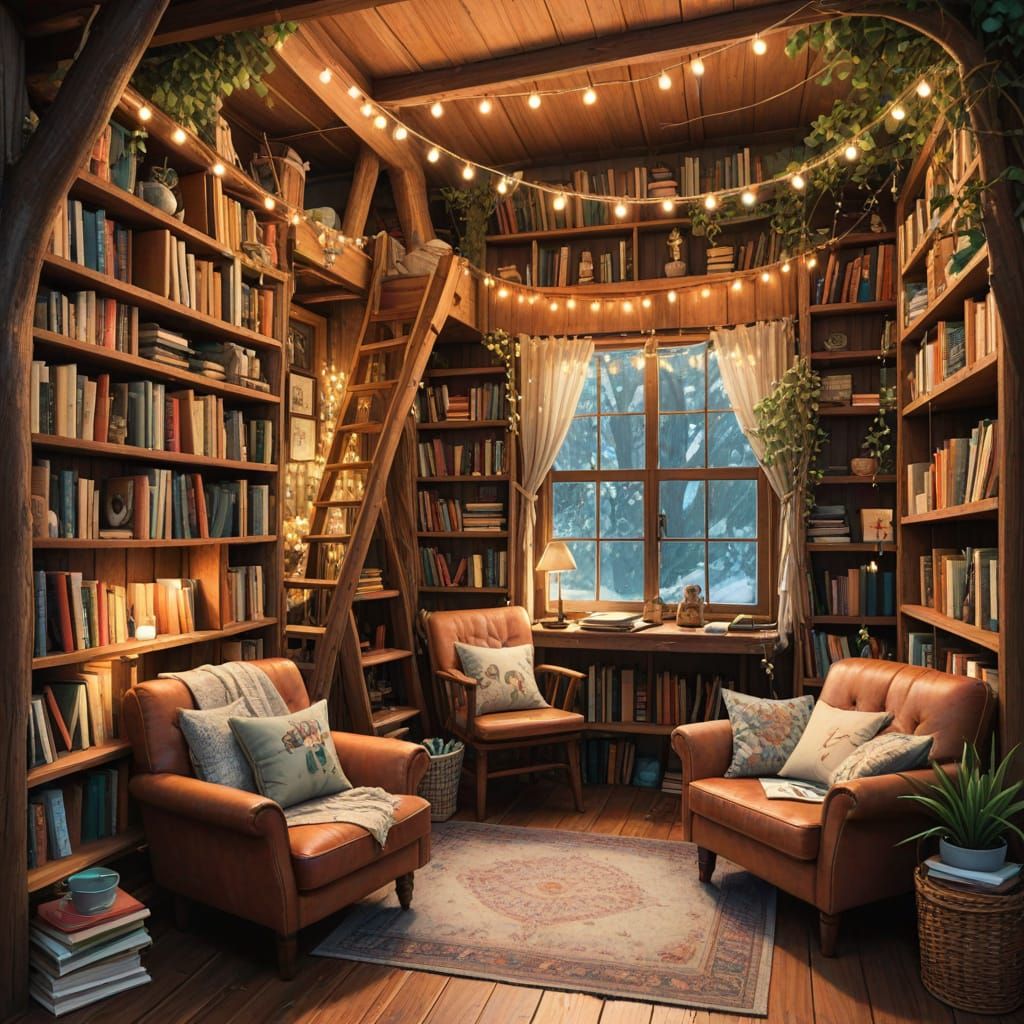 A whimsical, reading nook.  by @JB