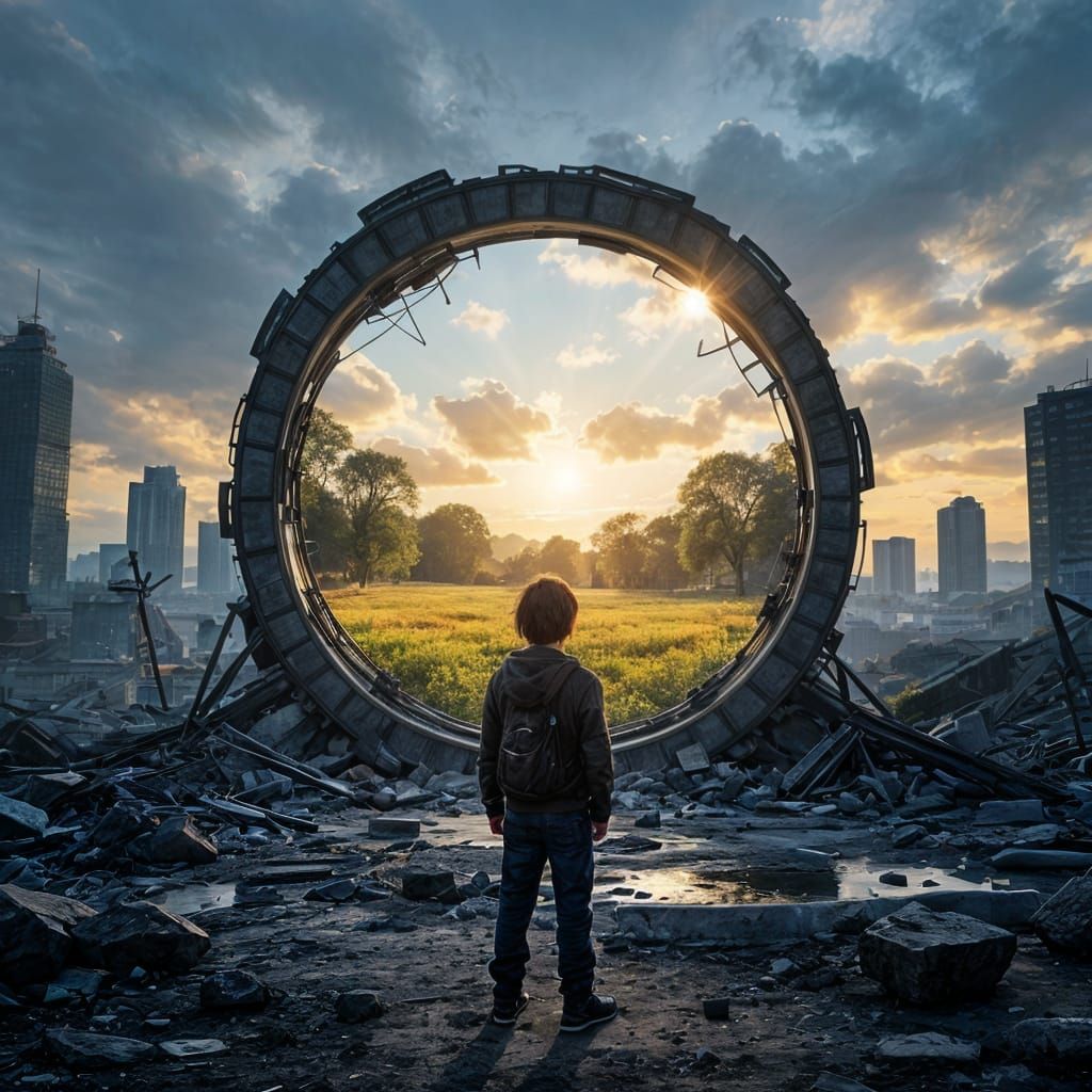 Portal to the Time Before  by @ArtByAj