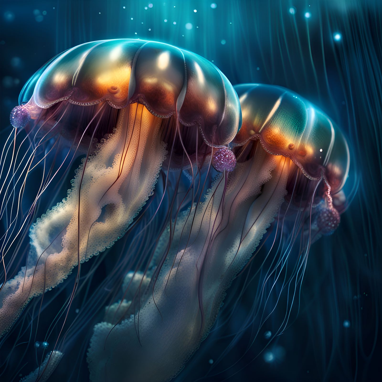 Majestic jellyfish