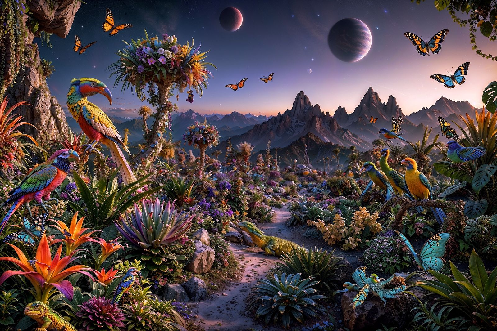 A path on another planet