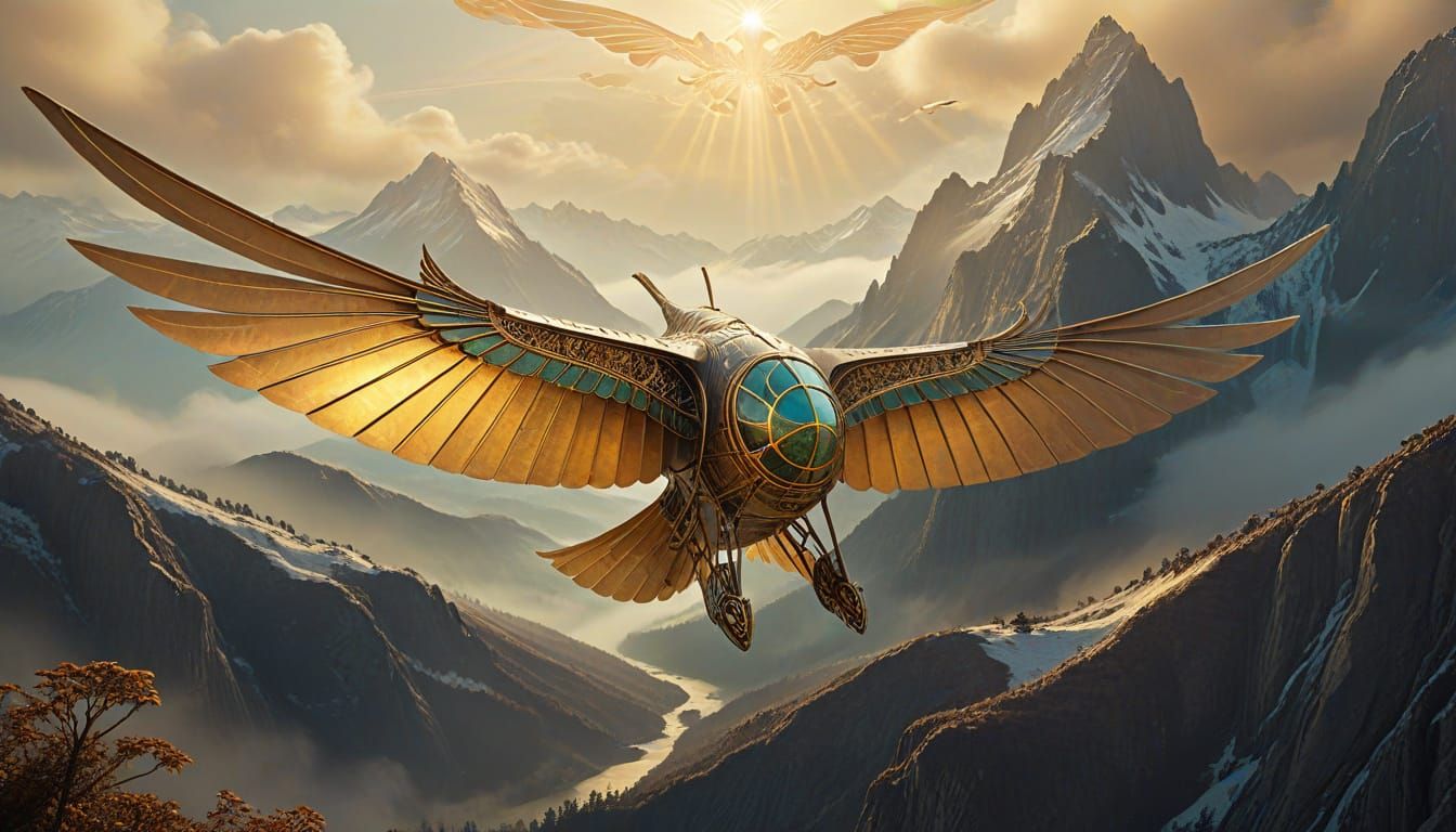 The Ornithopter.  by @Terra