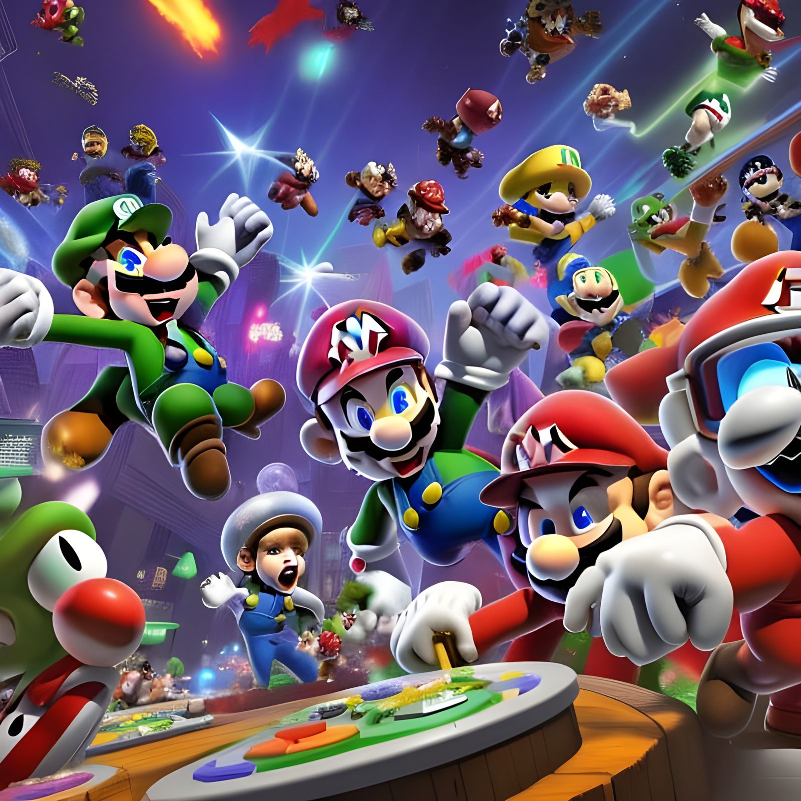 Mario Bros: In the Marioverse of Madness  by @KanaXGR
