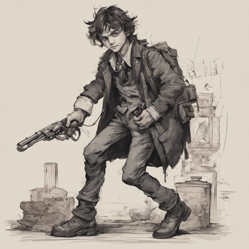 a gritty street urchin turned ambitious thief and inventor a...