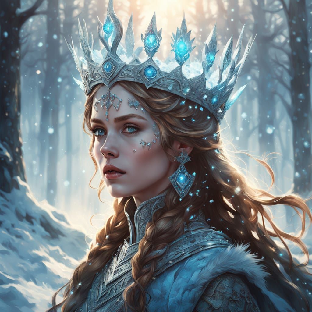 The Viking Ice Princess of The North  by @Erzsebet 