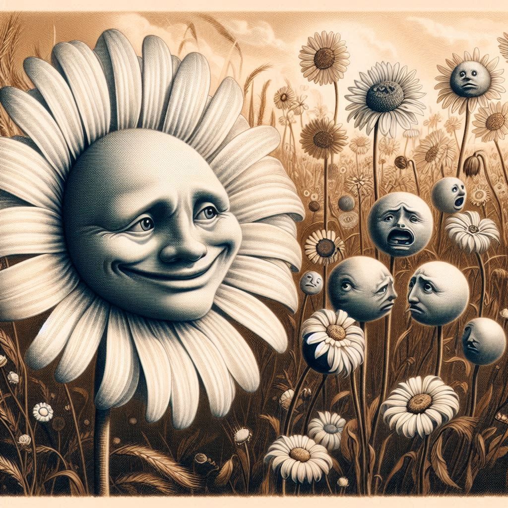 Surrealistic flowers