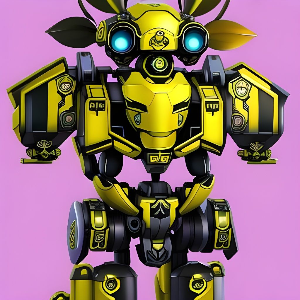 Mecha Bee - AI Generated Artwork - NightCafe Creator