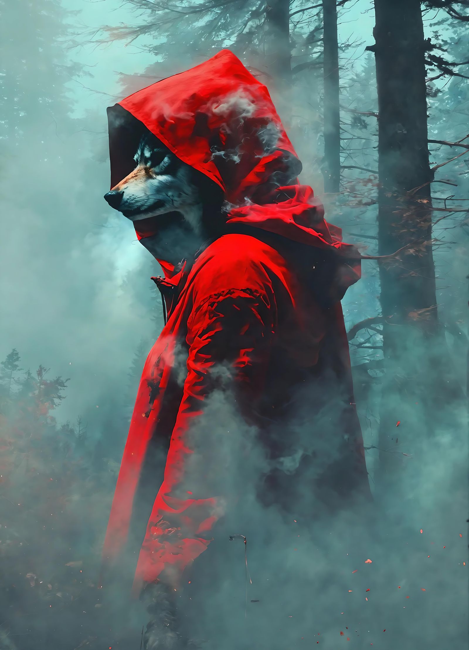 Beneath the innocent hood, the true face often lies unseen. ...