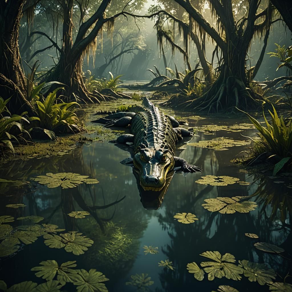 There Be Alligators Here...