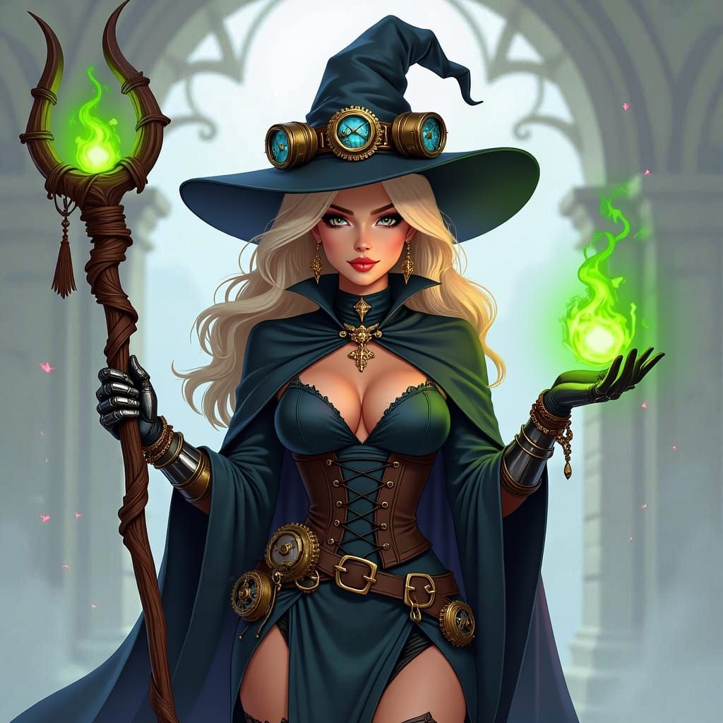 DnD steampunk witch v2