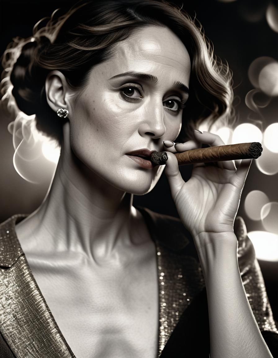 Rose Byrne - cigar
