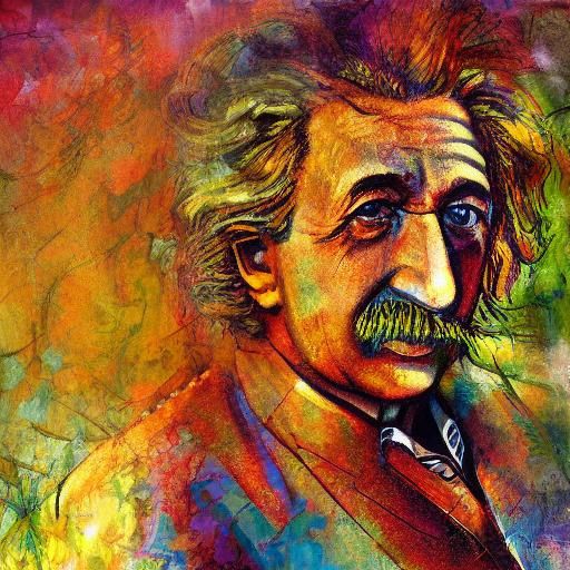 Surreal Bronze Sculpture of Einstein in Hyperrealism