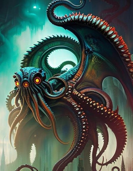 Lovecraftian Great Old One / Outer God - AI Generated Artwork ...