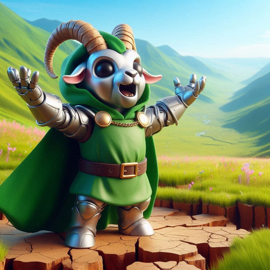 The Glorious Goat of Doctor Doom on Doomsday Mountain