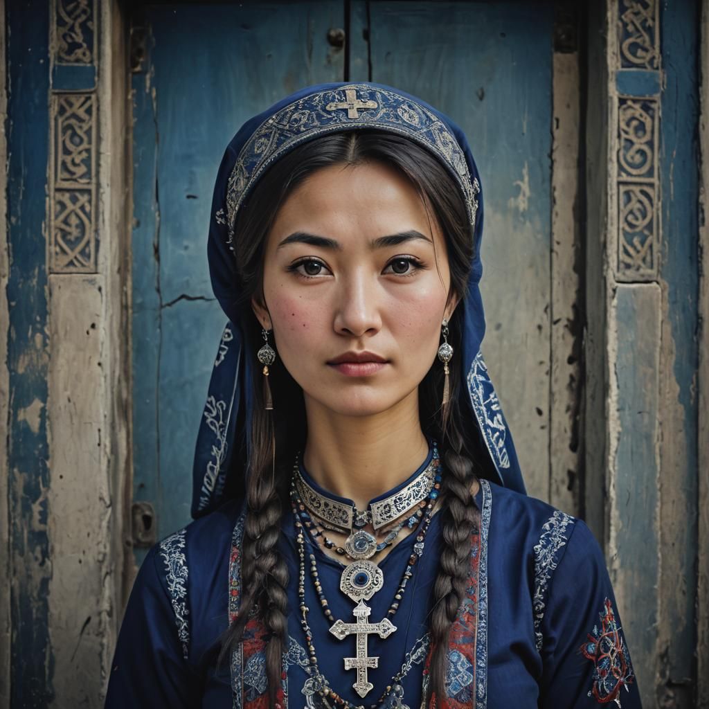 Temür Yasmin (تەمۈر ياسمىن), Uyghur Christian Woman.