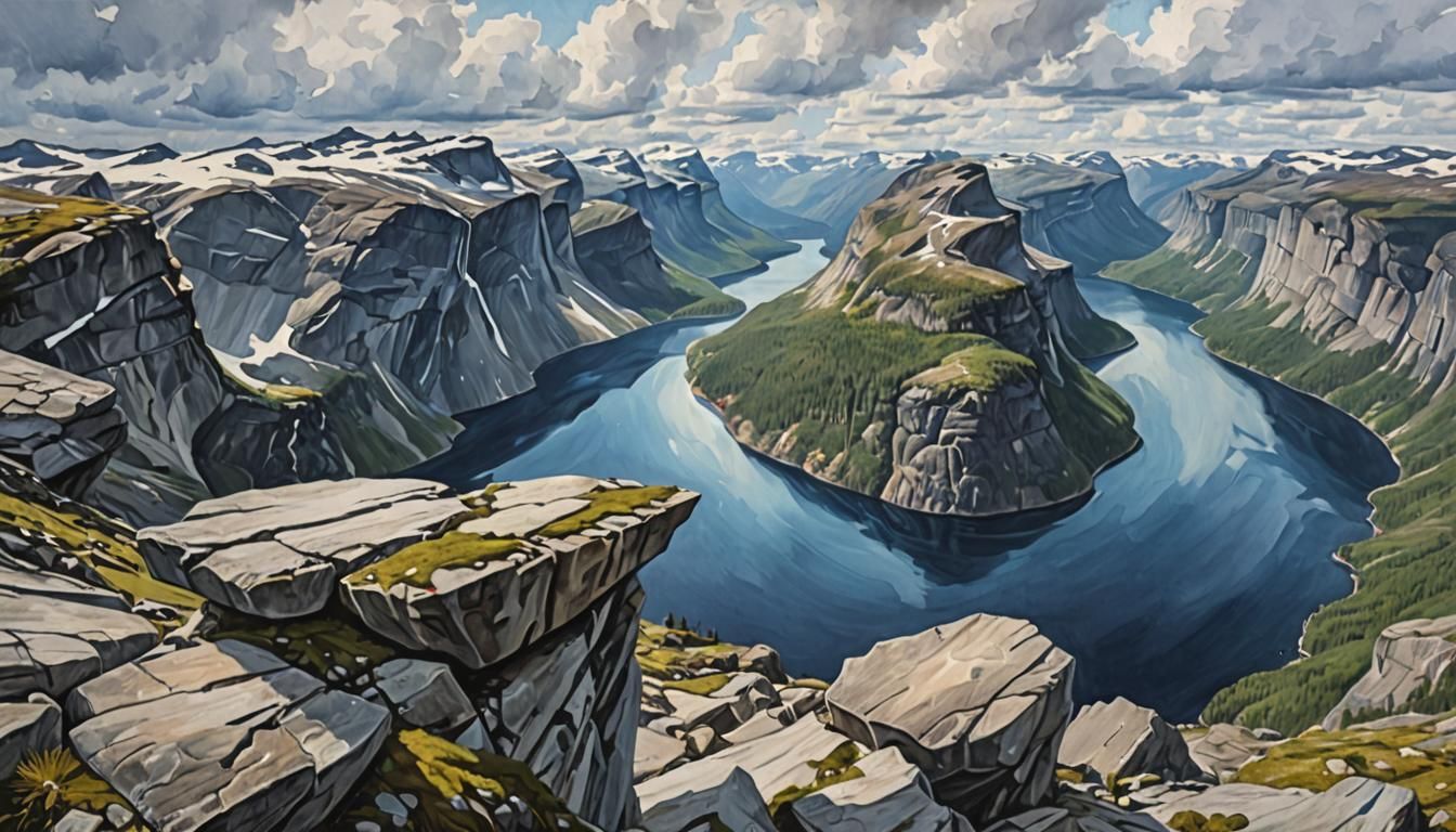 Trolltunga, which reaches across Ringedalsvatnet Lake.