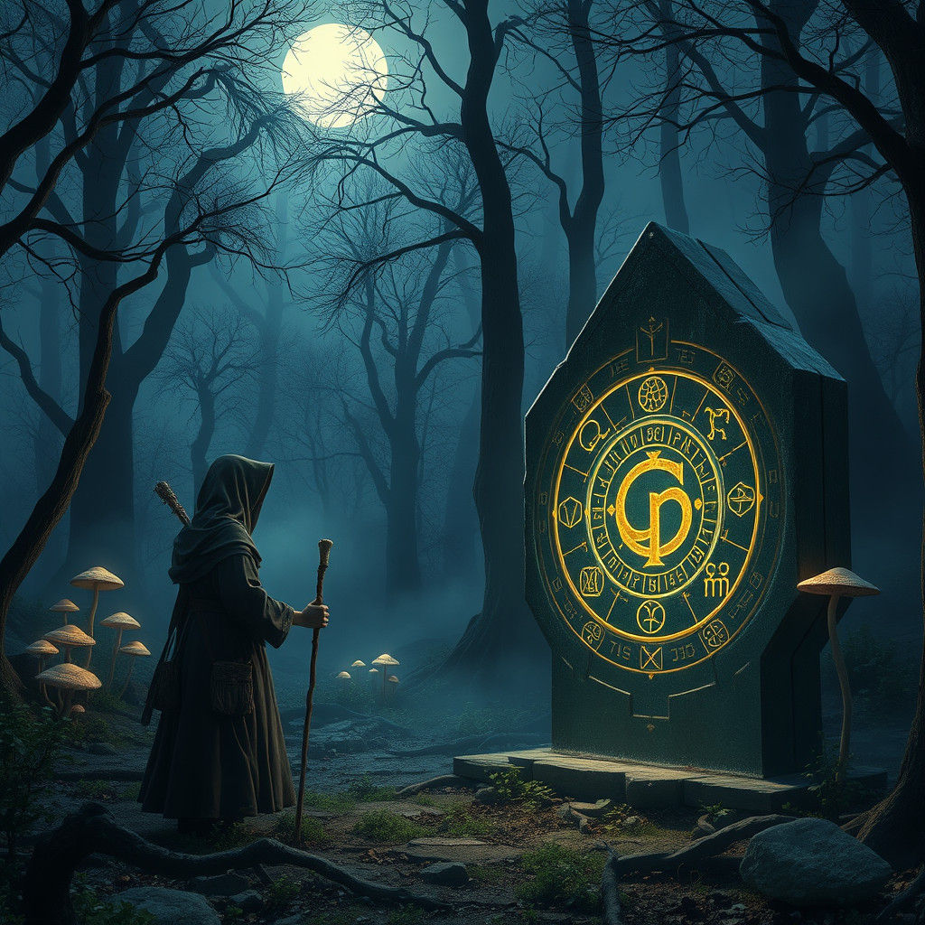 You are a witch living on the edge of a mystical forest, whe...