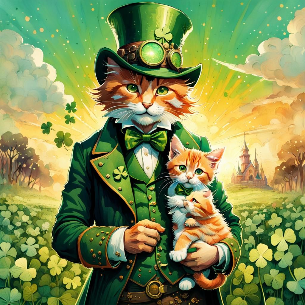 St patricks day ai generated artwork nightcafe creator