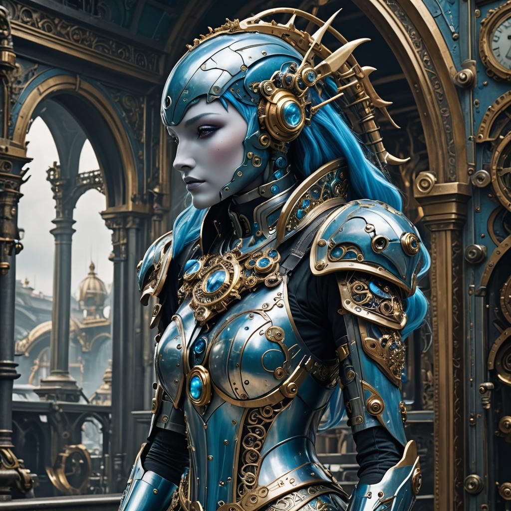 Armor in Blue