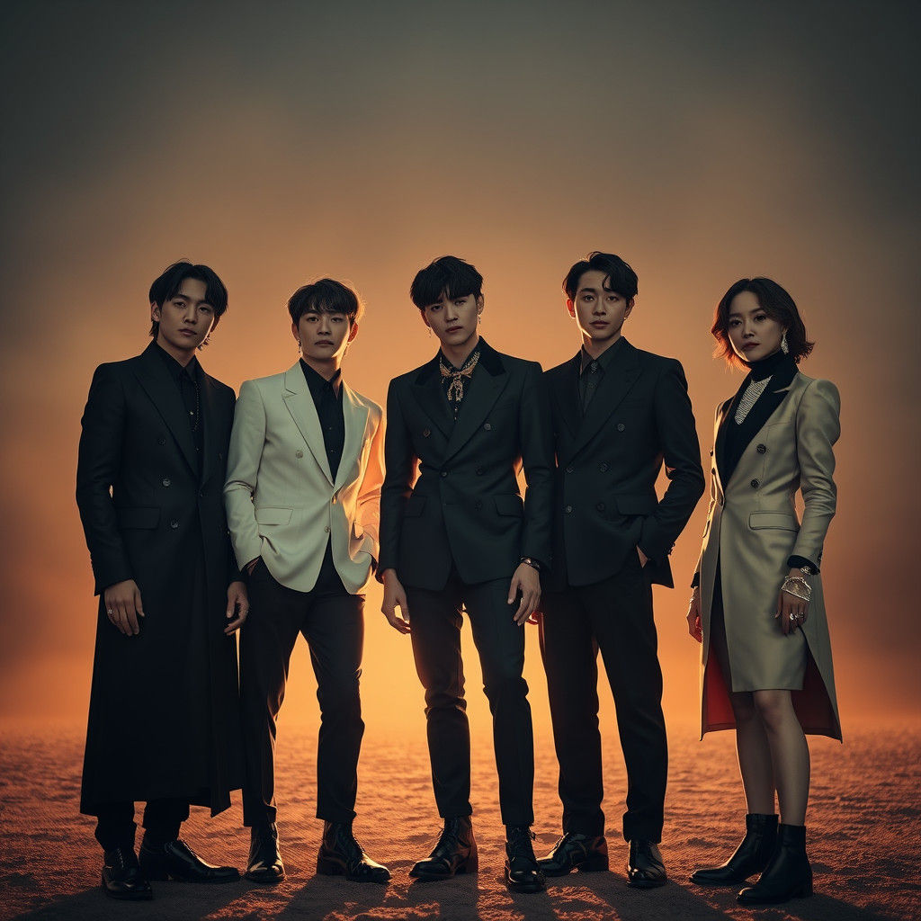 BTS in High Fashion: Cinematic Editorial