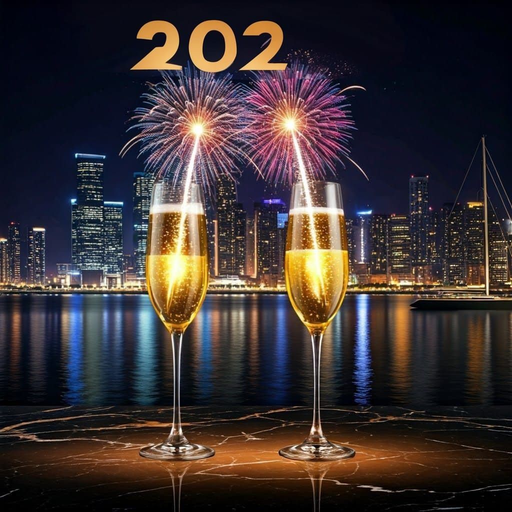 A toast to the new year!