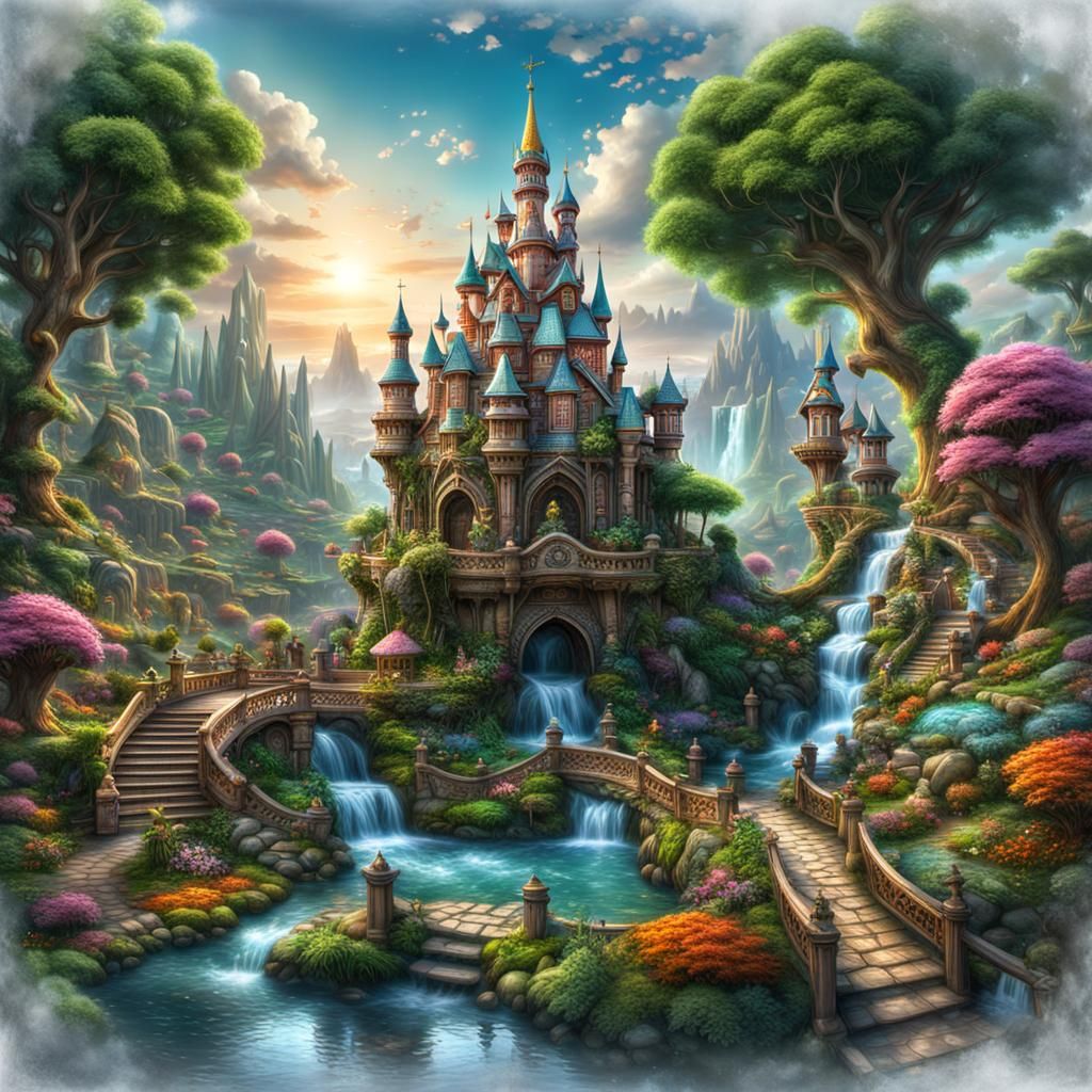 Fairyland, wonderland, dream world, utopia, fantasyland, Ede...