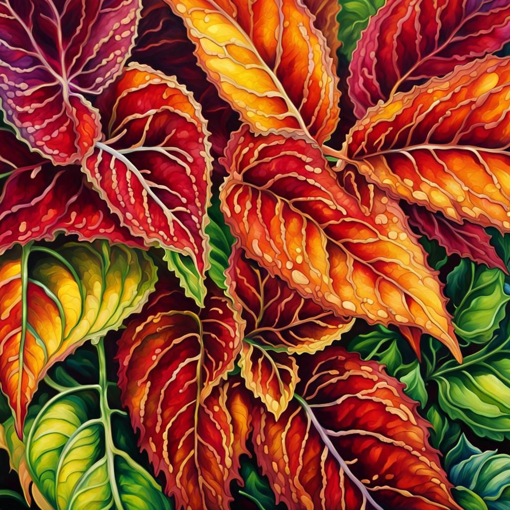 Coleus Leaves