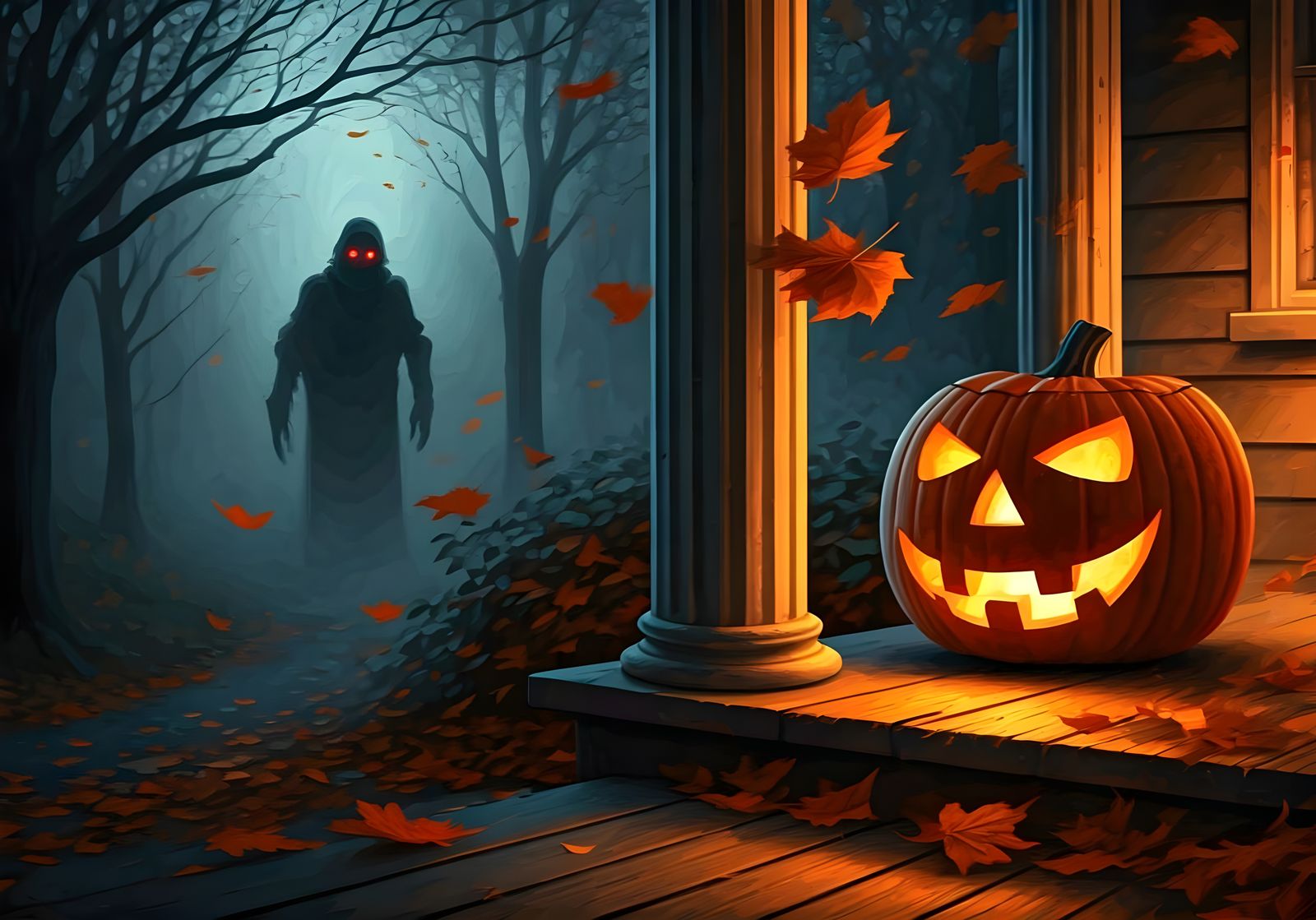 Stay in the Light of the Pumpkin Bright, Lest Thy Succumb to...
