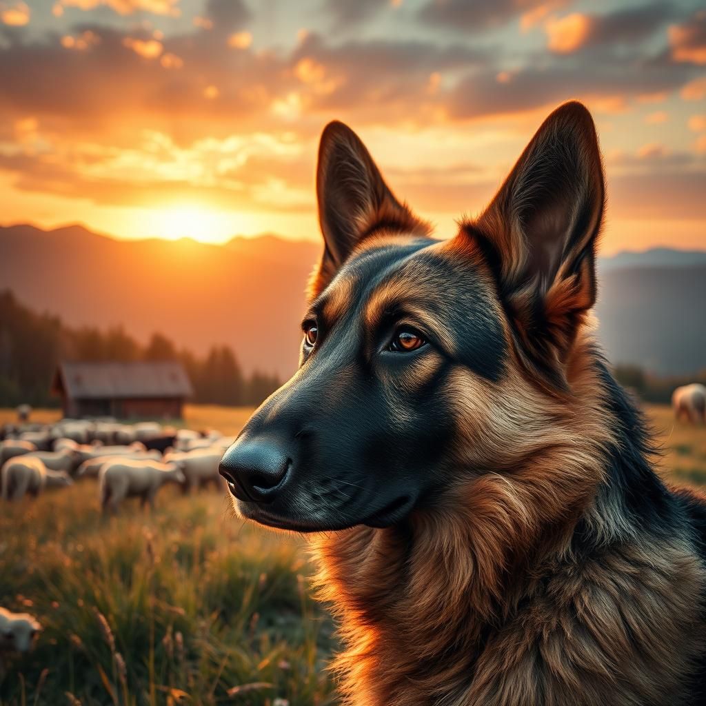 german shepherd  by @Marijana