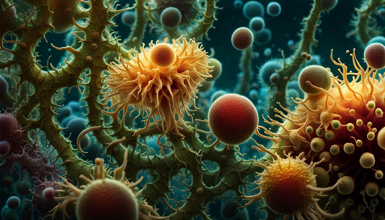 Life under a Microscope  by @Lily_Hana