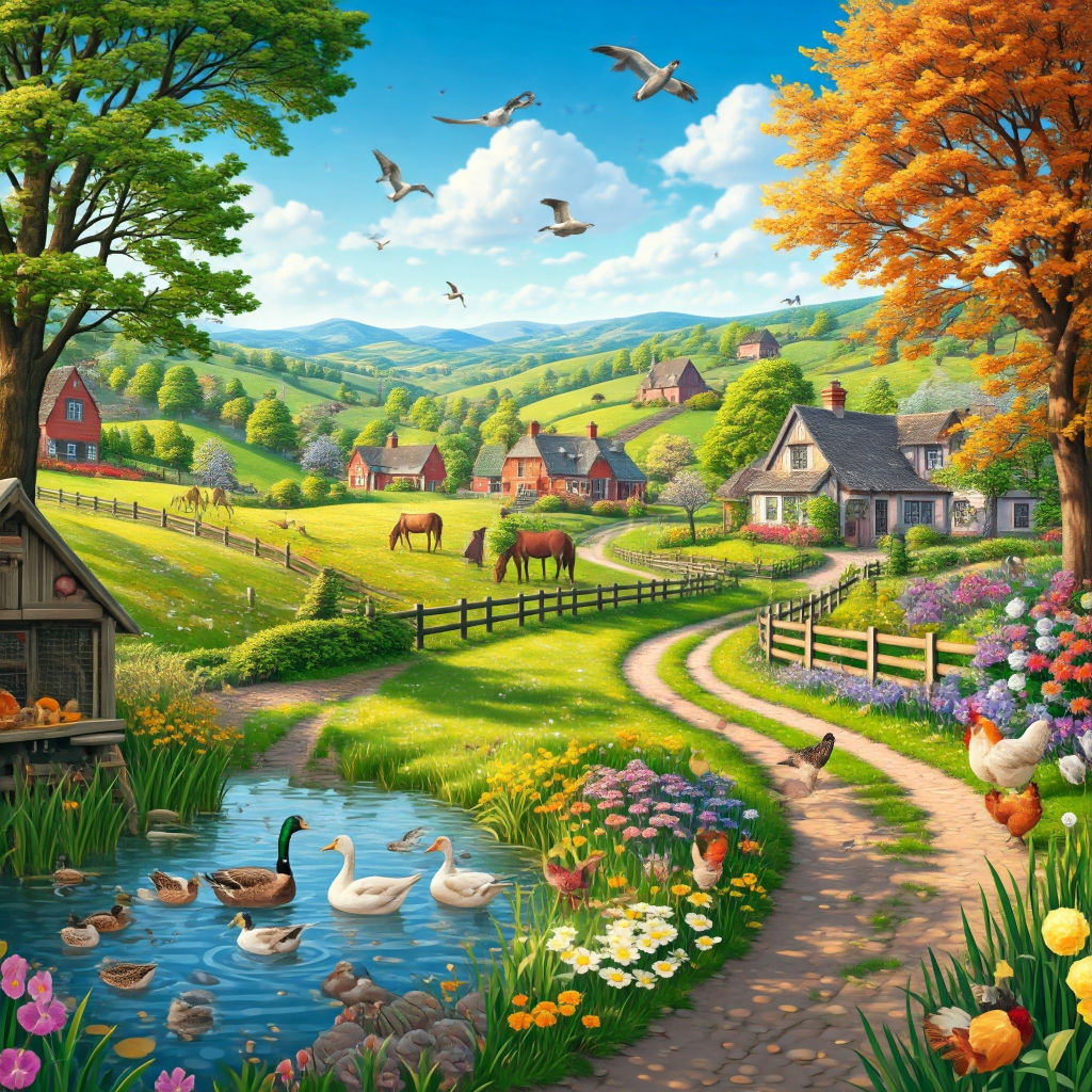 British Countryside Scene