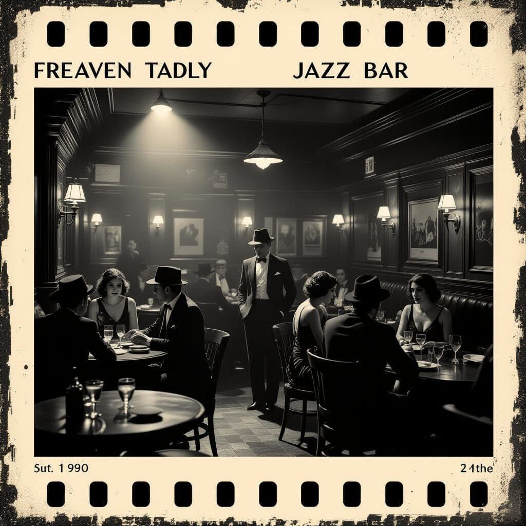A 1920 speak easy jazz bar  by @Jack