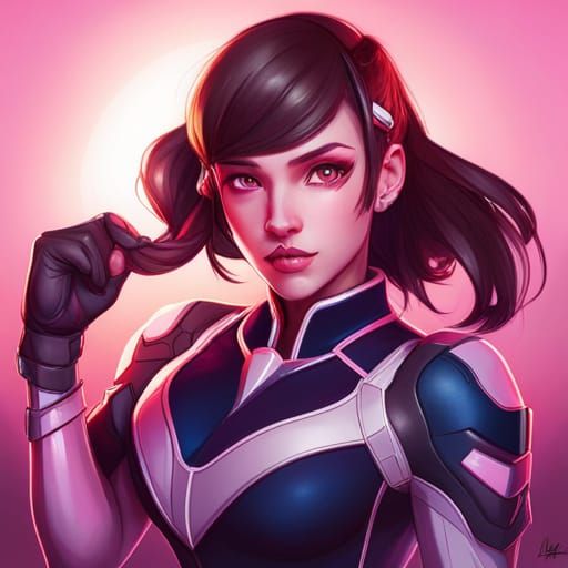 D.VA from Overwatch - AI Generated Artwork - NightCafe Creator