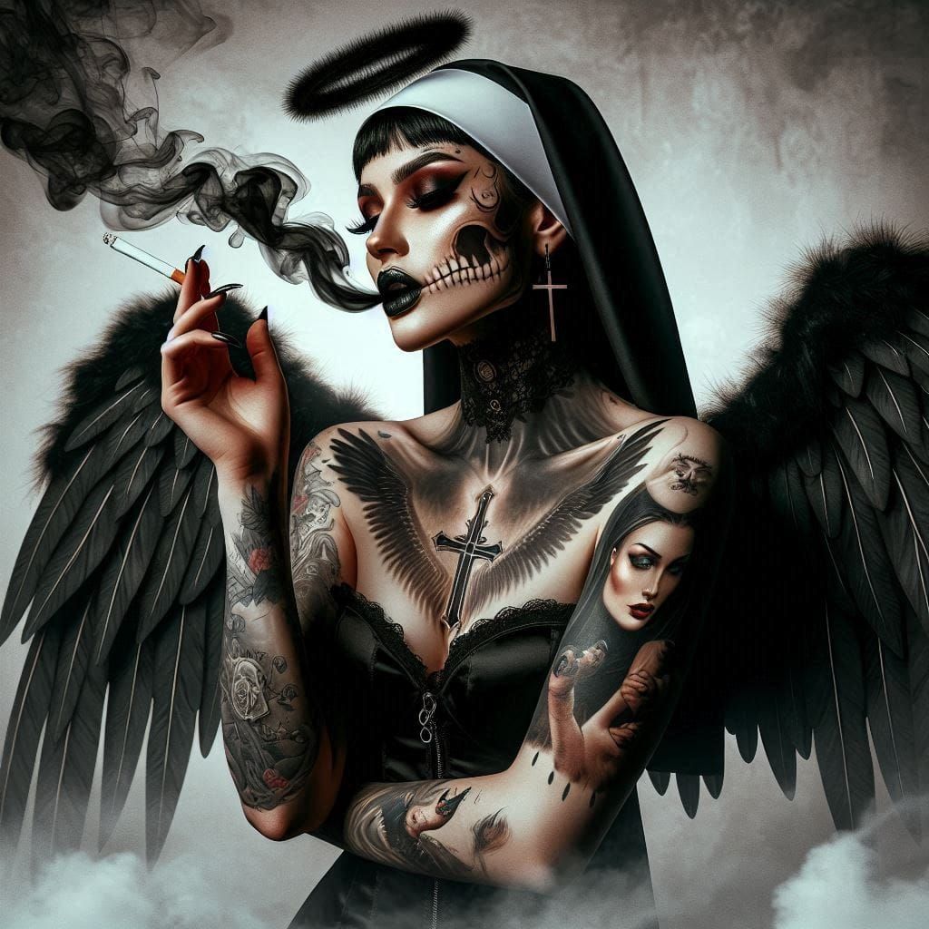 Angel or demon, Maybe NUN?