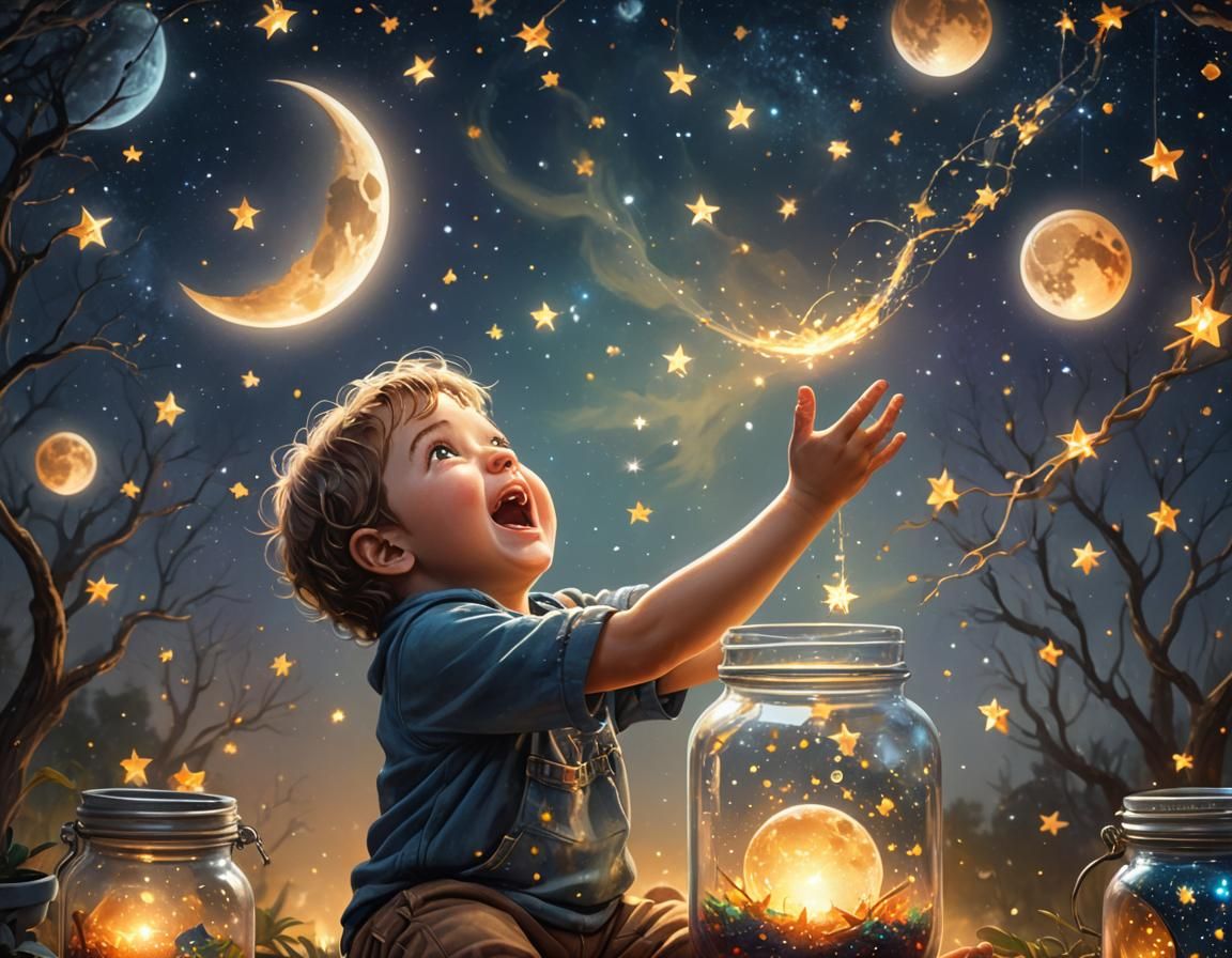 Catch a falling star  by @Mapleaf100color