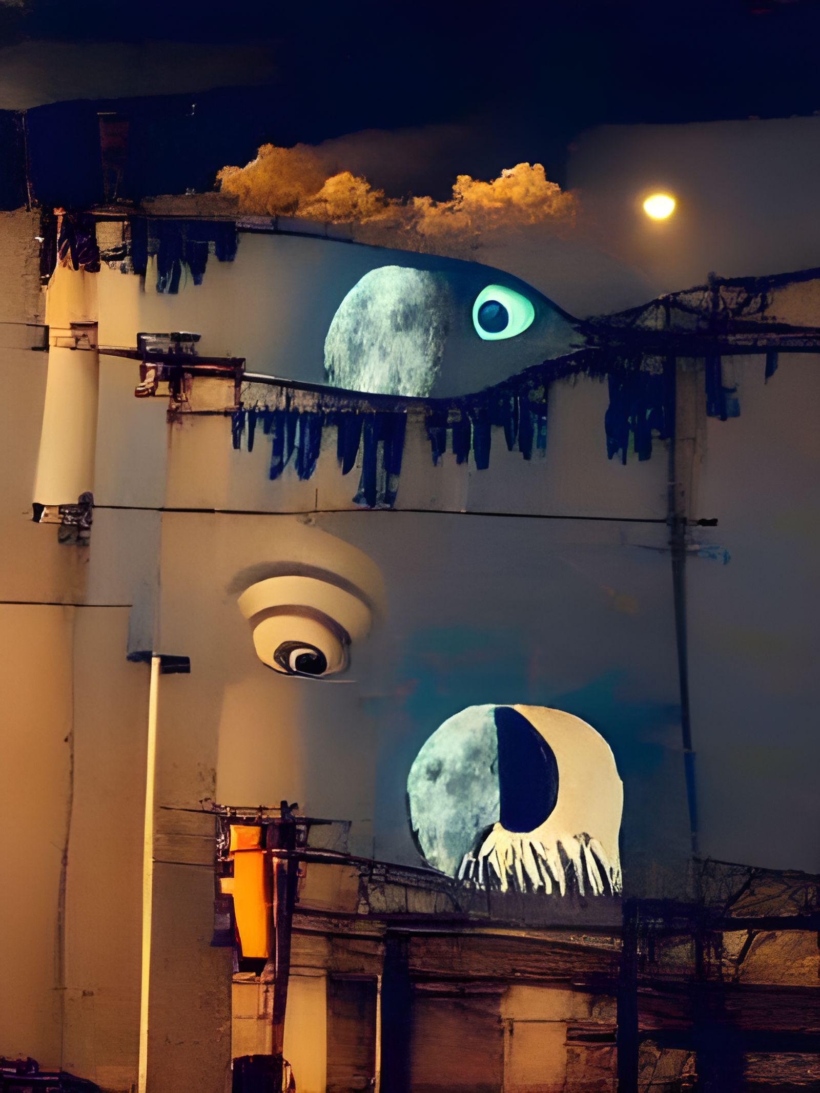 The moon is always spying on your fears