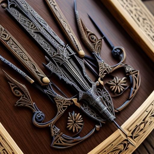 elf beauty!, A detailed, close-up image of a meticulously cr...