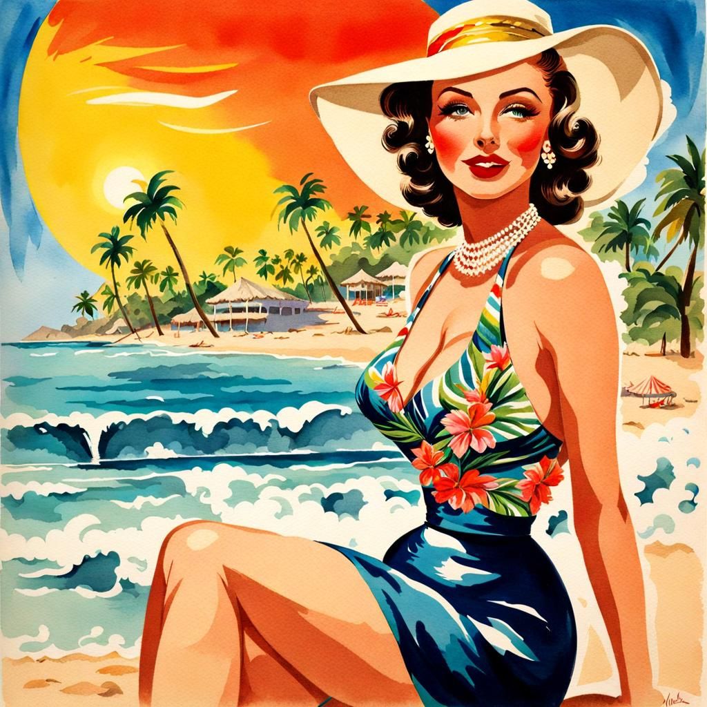 Neptune's Lagoon AI Generated Artwork NightCafe Creator