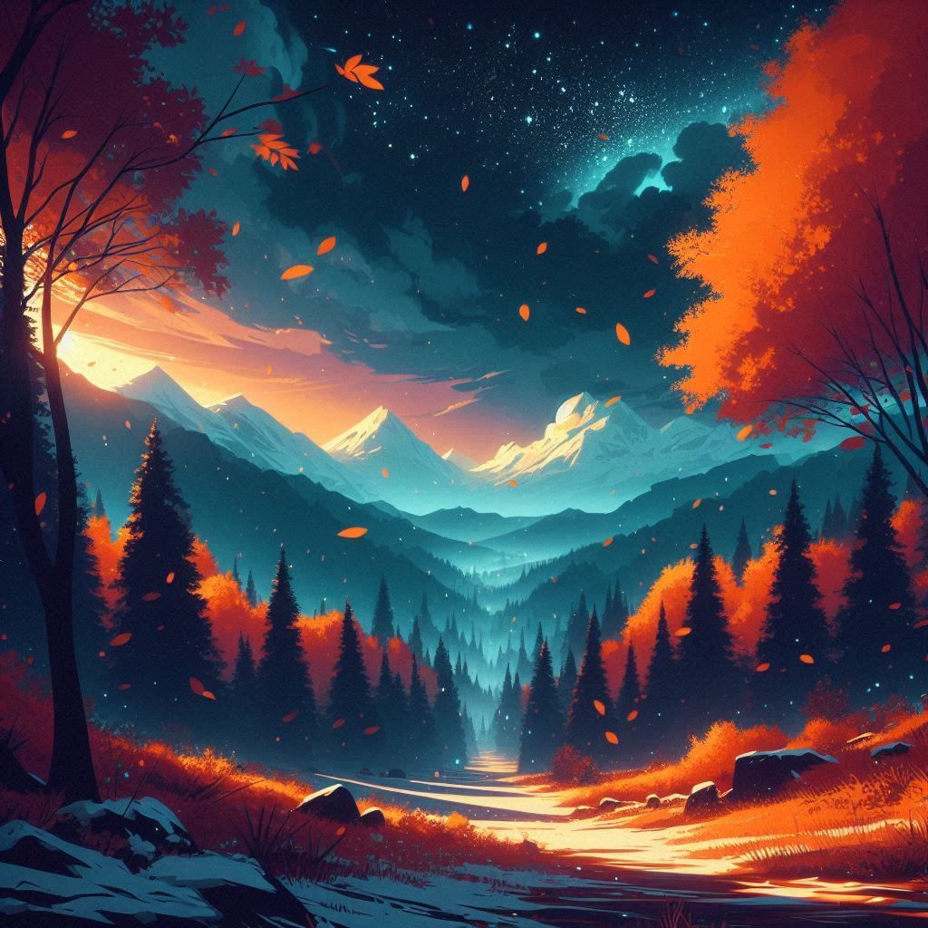 Autumn Snow Flurries