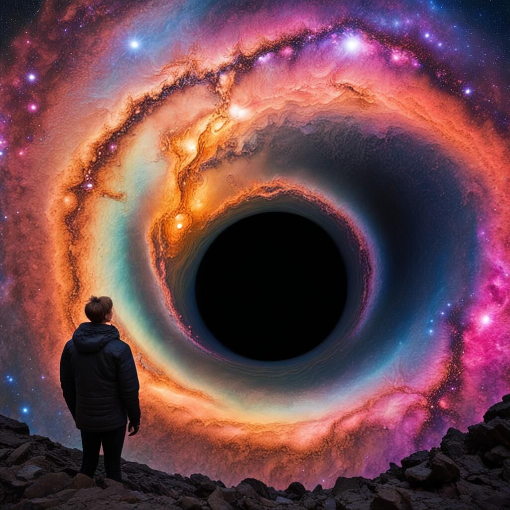 Black hole fantasy galaxy3