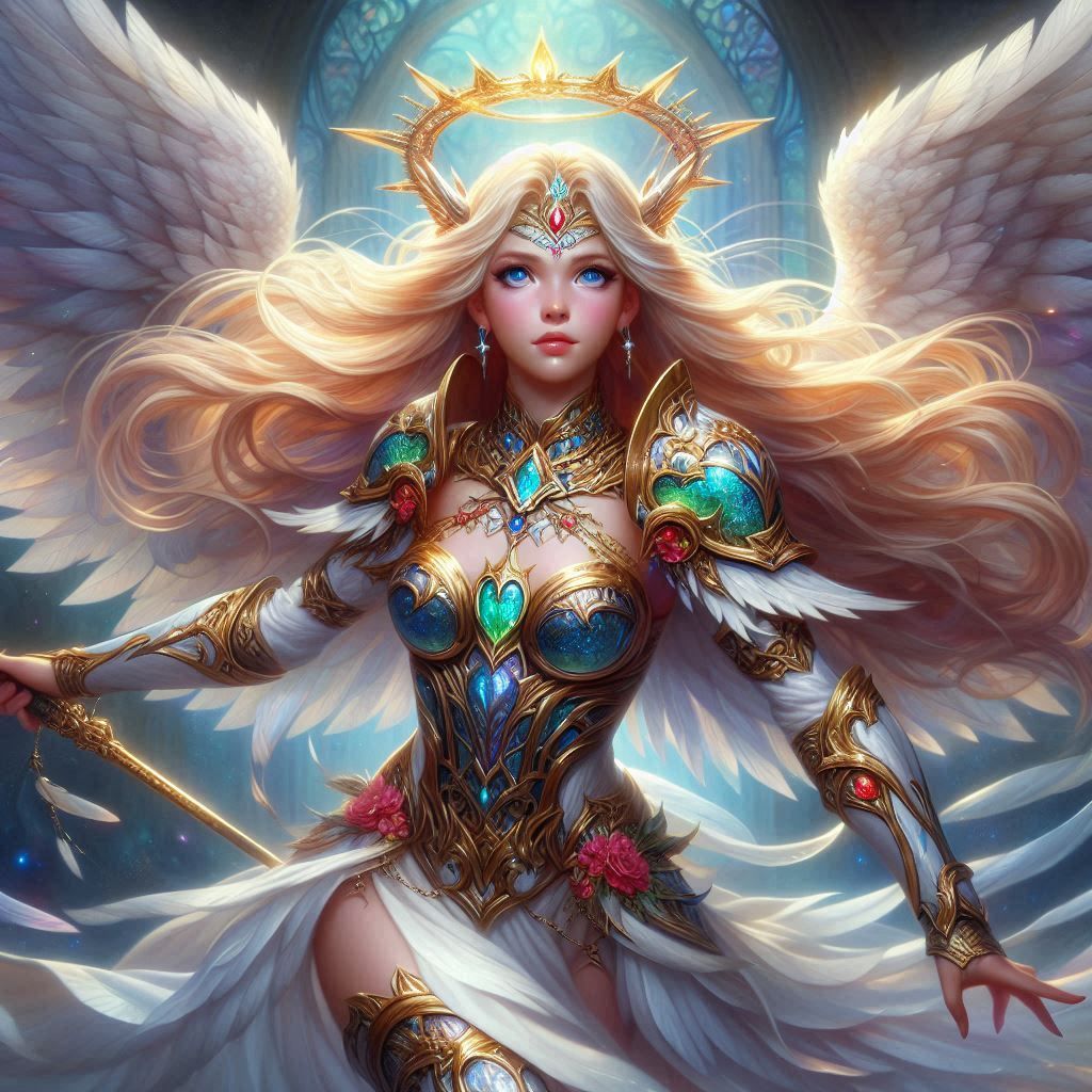 The Angel With the Crystalline Armor