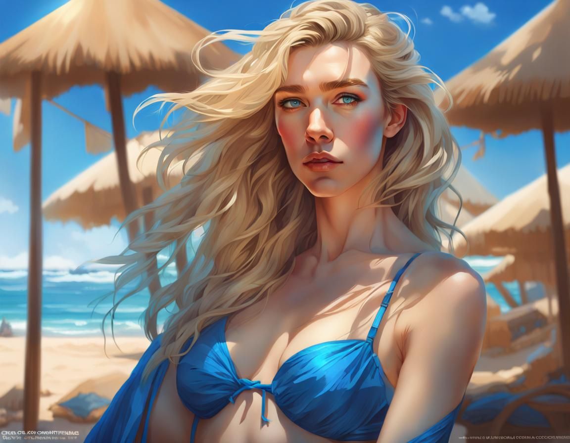 Vanessa Kirby - AI Generated Artwork - NightCafe Creator