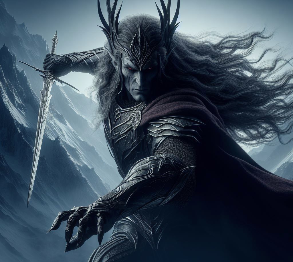 Melkor in newly created Arda