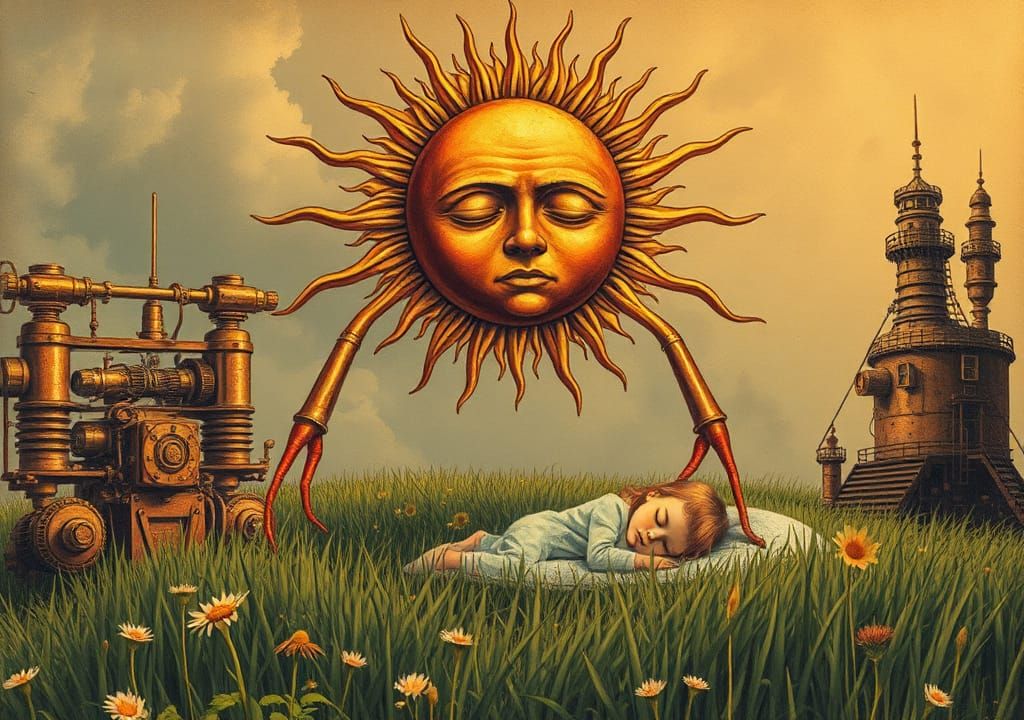 Sleeping under the machine sun